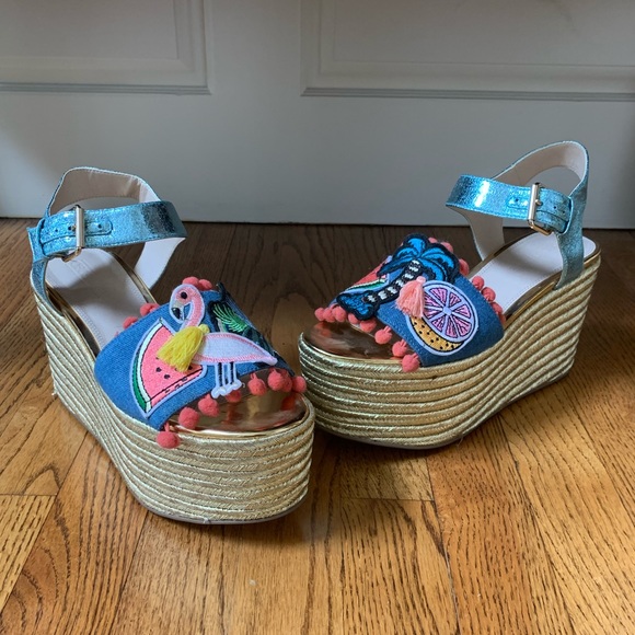 ASOS Shoes - ASOS “Tropical Paradise” Platform Sandals